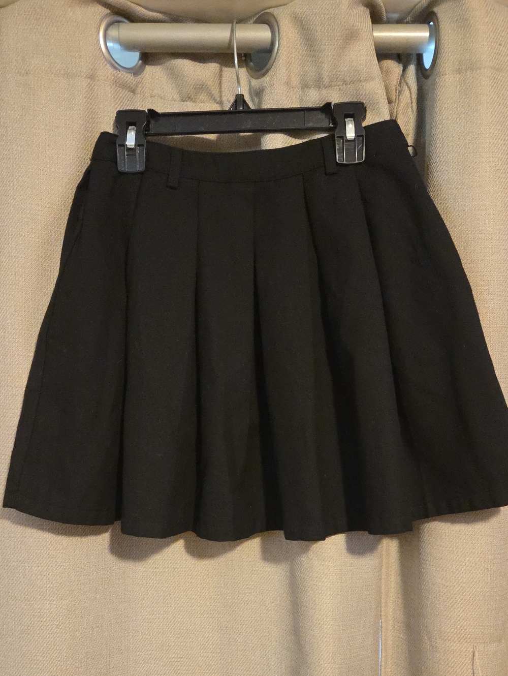Hot Topic Black Circle Skater Mini Skirt